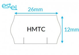 Metka do metkownicy HMTC 26mm x 12mm